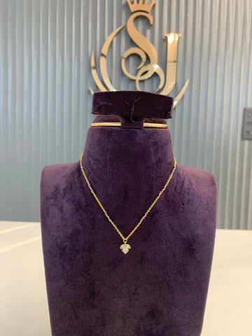 Simple chain with cute mini locket
