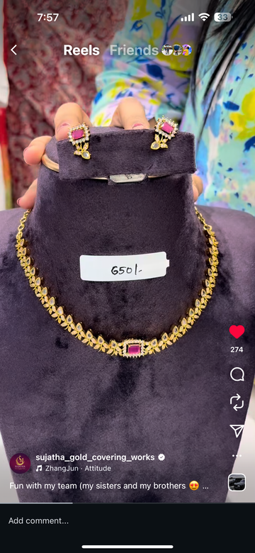 Beautiful necklace (with discount price mentioned )