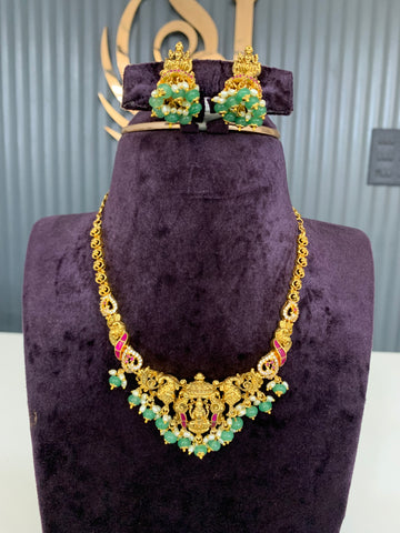 Beautiful simple Nakshi necklace