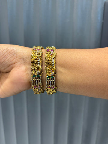 Nakshi Multi Stone Bangles