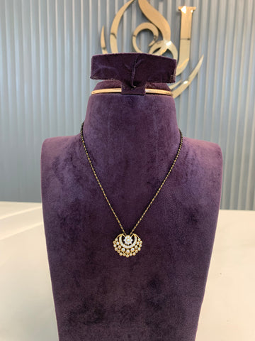 Beautiful black beads with cute pendent