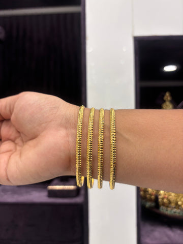Microplated Plated Gold Bangles