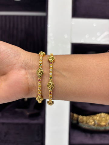 Nakshi peacock bangles