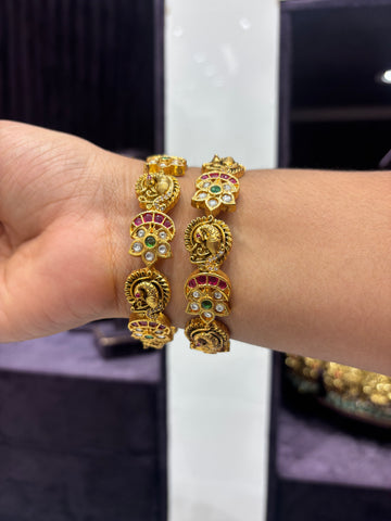 Nakshi Peacock bangles