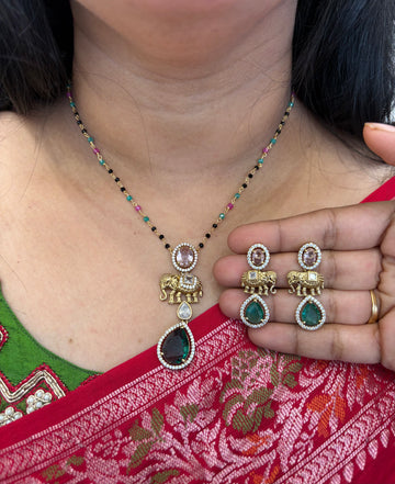 Black beads