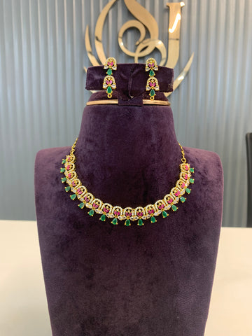 Beautiful cz necklace