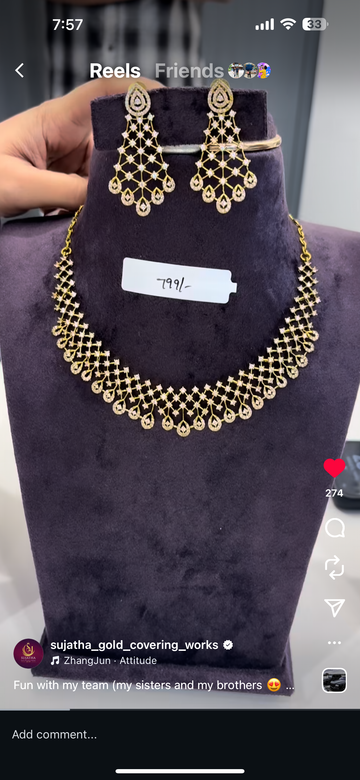 Beautiful necklace (with discount price mentioned )
