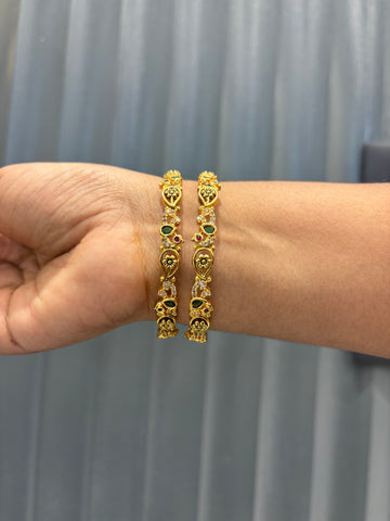 Nakshi peacock bangles