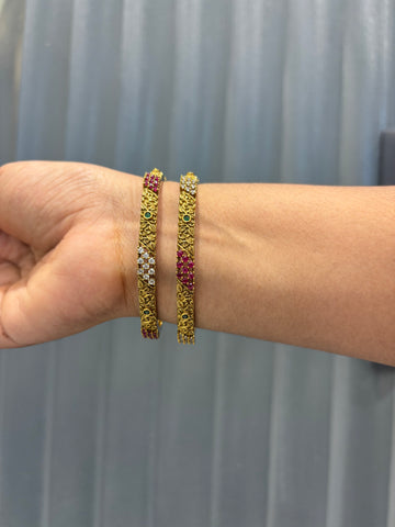 Nakshi Stone Bangles (set of 2)