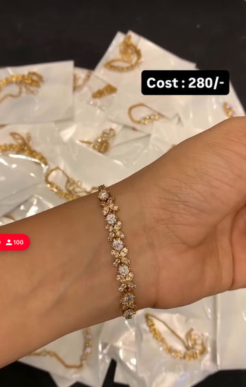 Beautiful rose gold bracelet