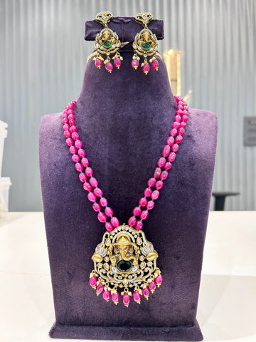 Beautiful beads set with earrings