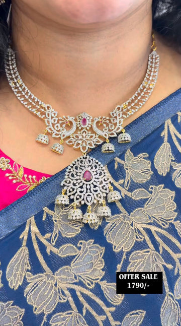 Beautiful GJ kanti pattern necklace