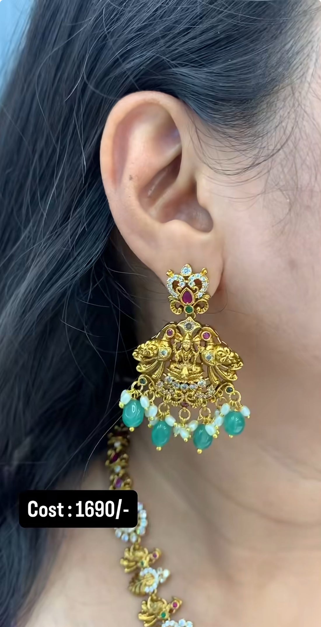 Beautiful nakshi necklace
