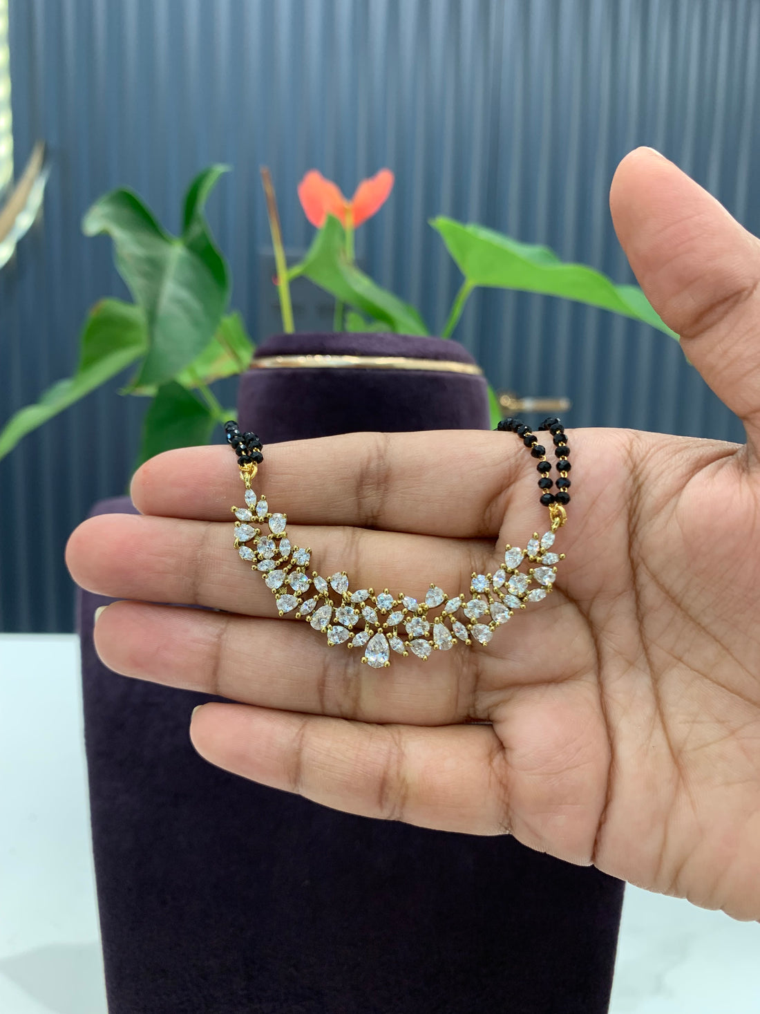 Beautiful 24 inch long Black beads