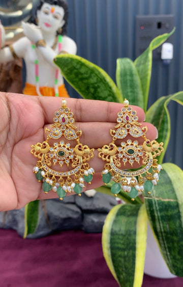Beautiful chandbali earrings