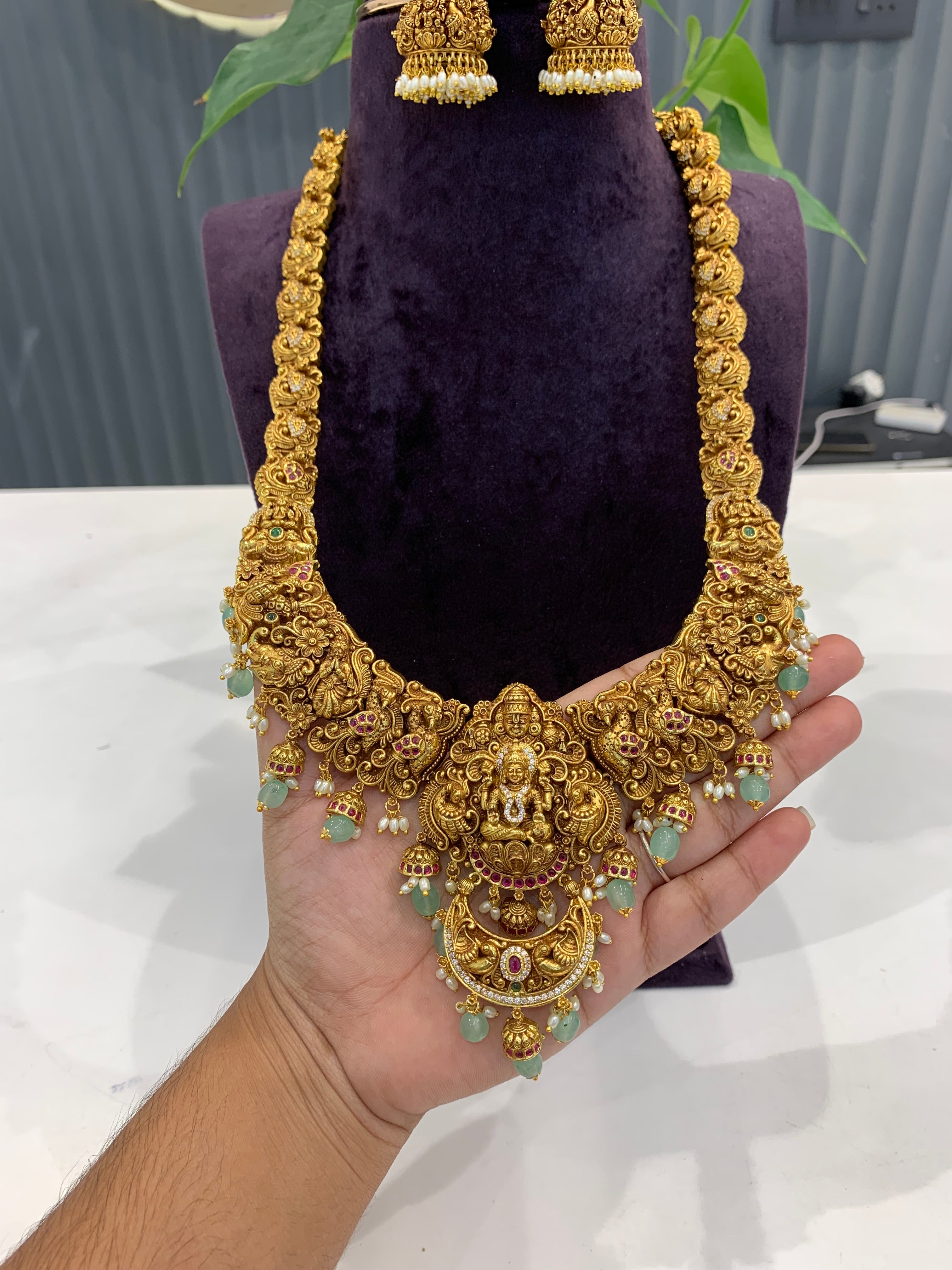 Beautiful nakshi 3D long haram