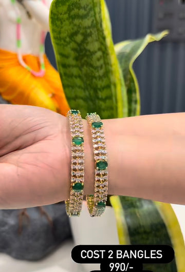 Beautiful GJ polish bangles set of 2