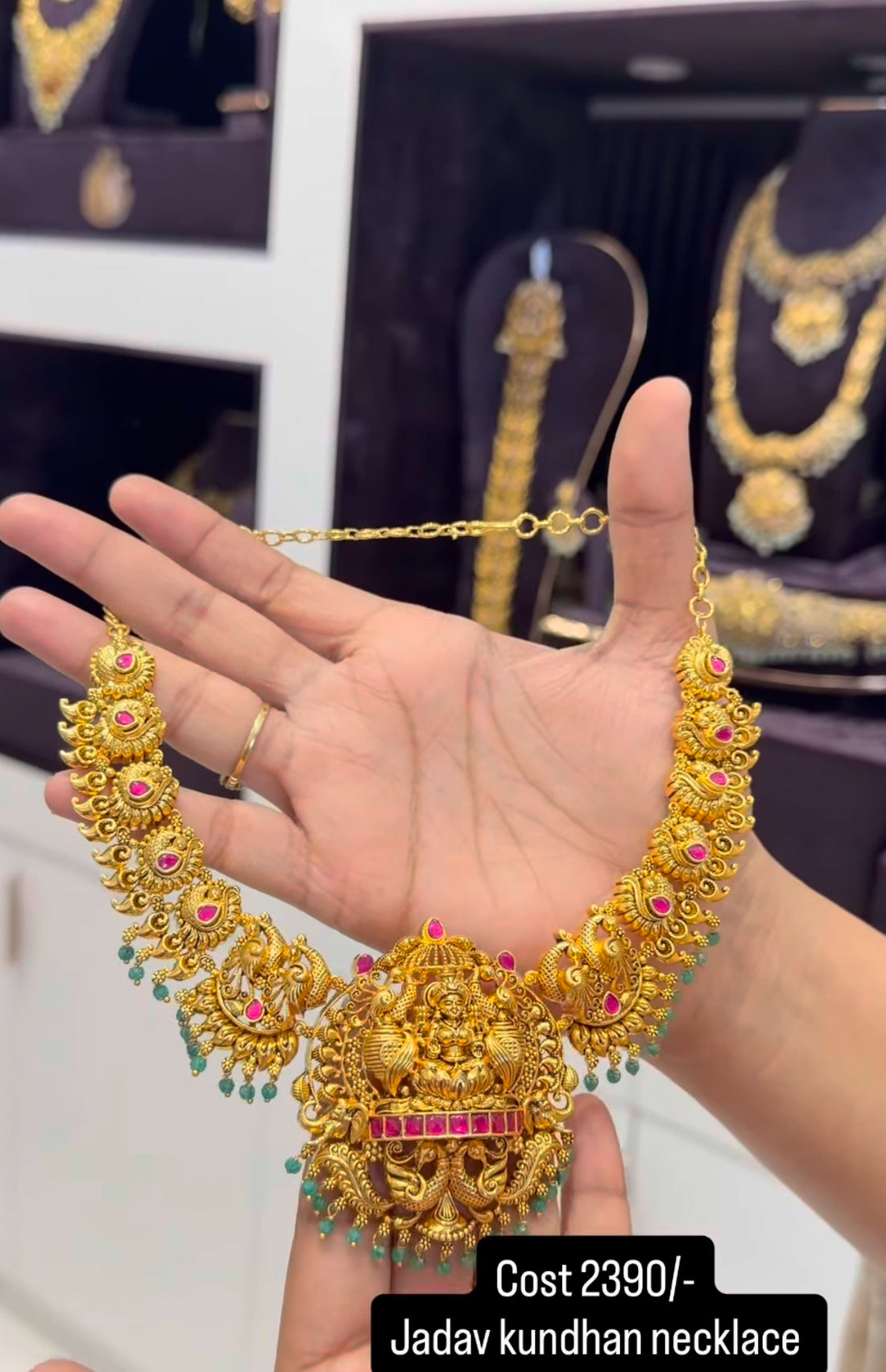 Beautiful jadav customised necklace