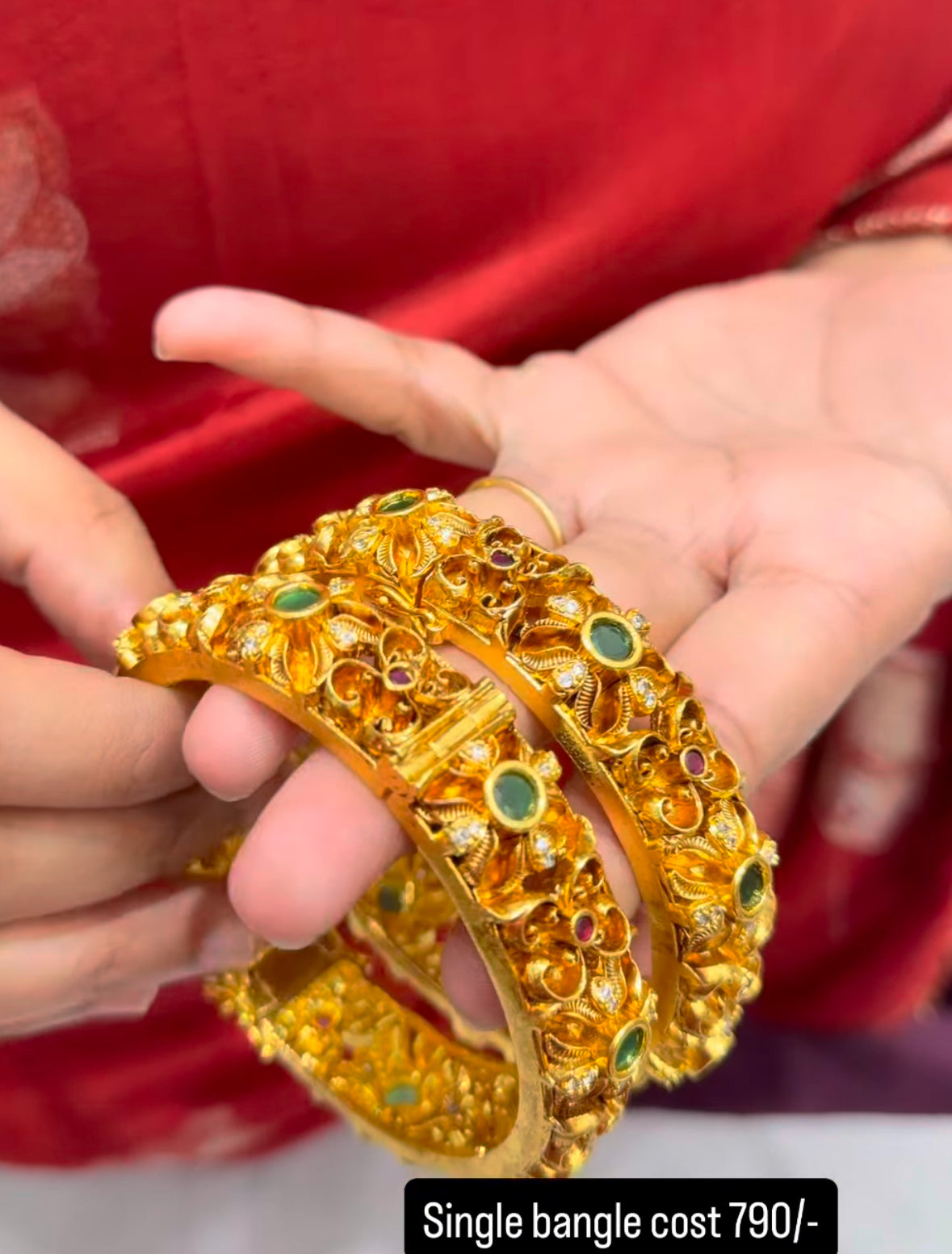 Beautiful kada bangle (single)suitable for 2.6 2.8 2.10