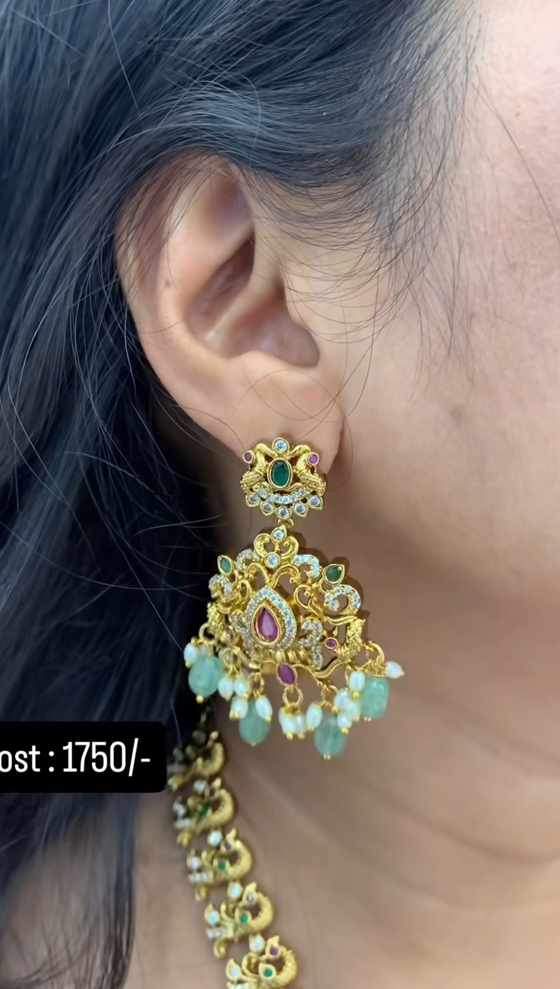 Beautiful nakshi necklace
