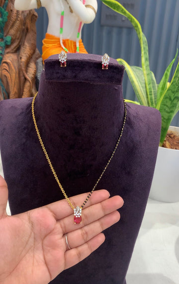 Beautiful customised  ganesh blackbeads 18inchs