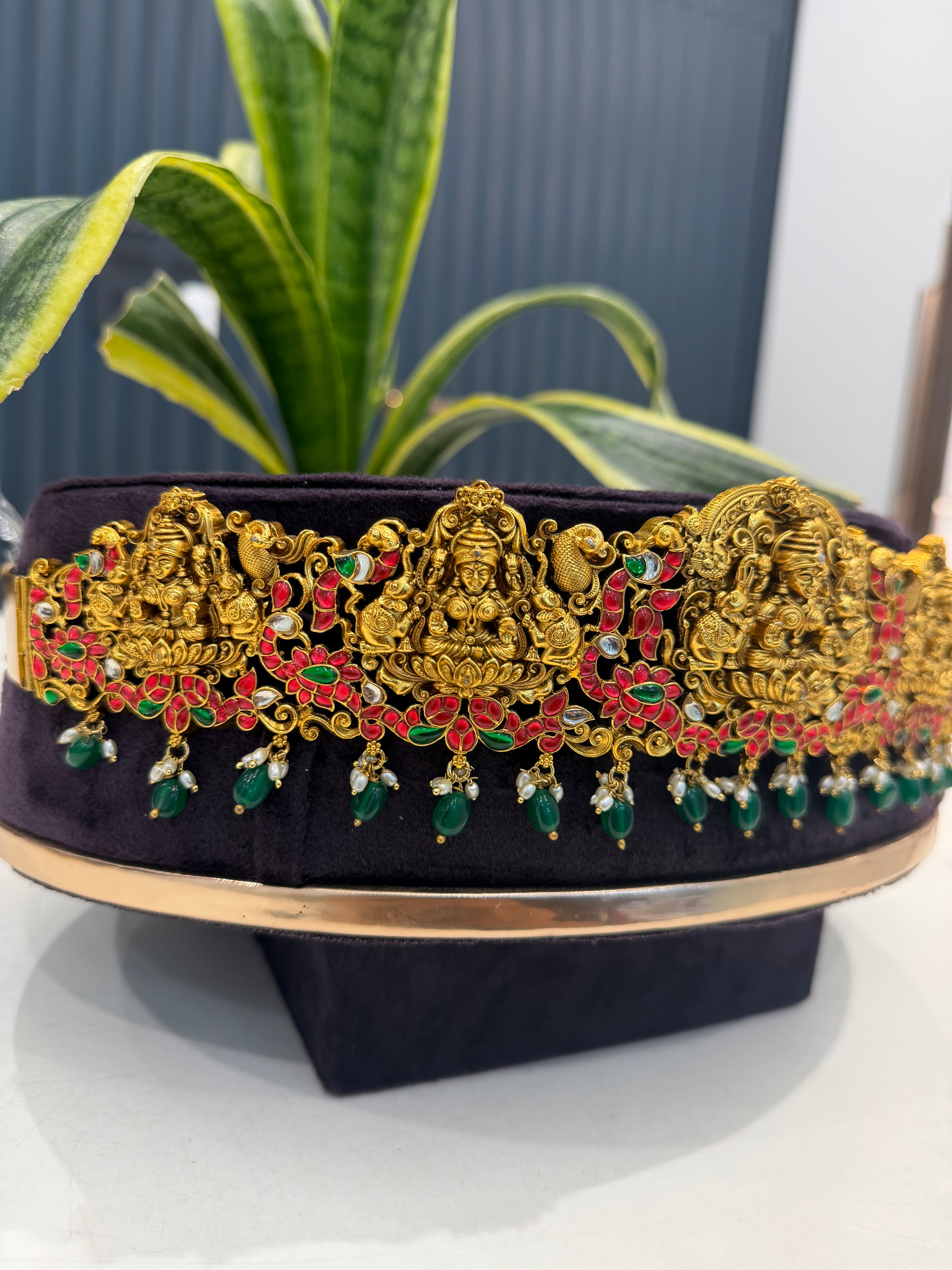 Beautiful Nakshi 3D Jadav Kundan Vadanam Offer Price