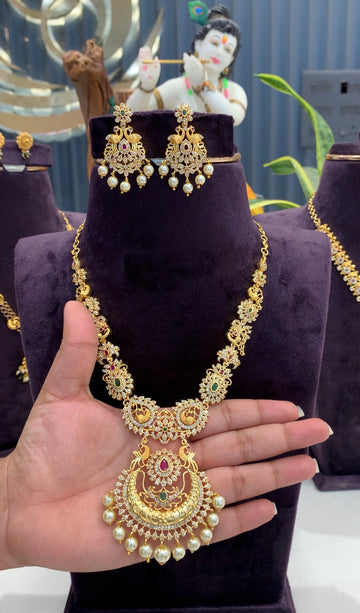 Beautiful cz necklace