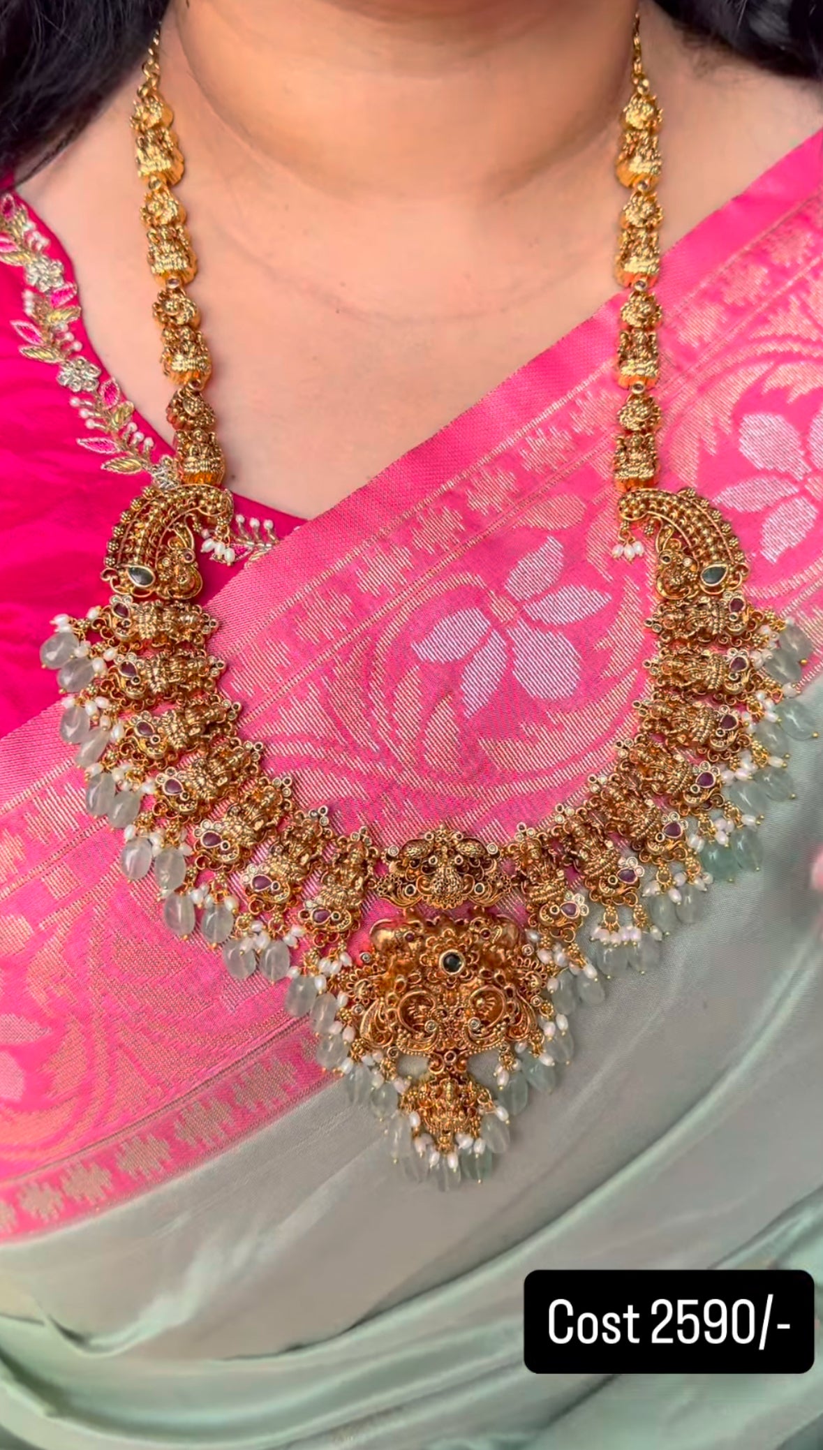 Beautiful Nakshi long necklace