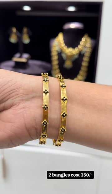 Beautiful black bangles set of 2