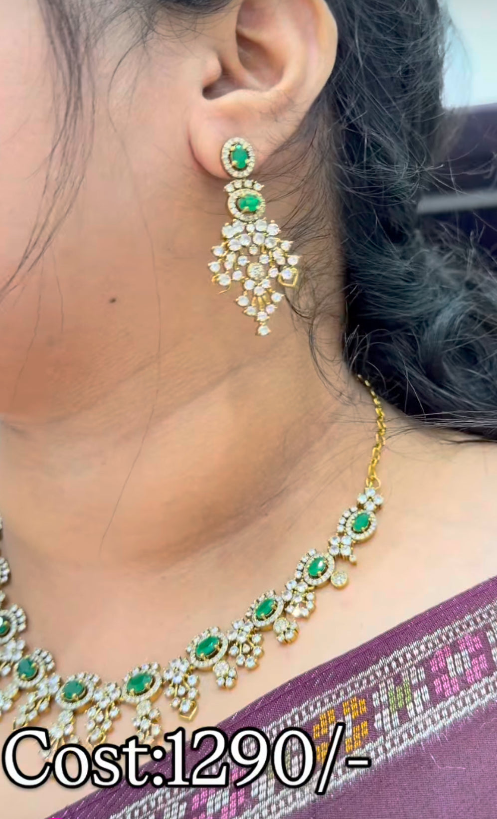 Beautiful green necklace