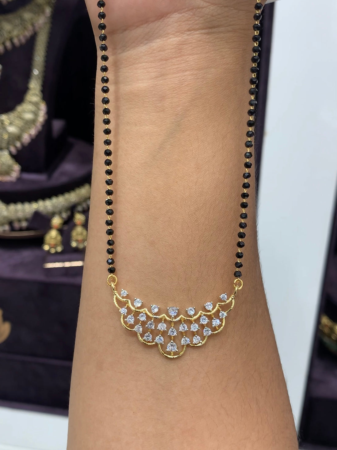 Beautiful black beads