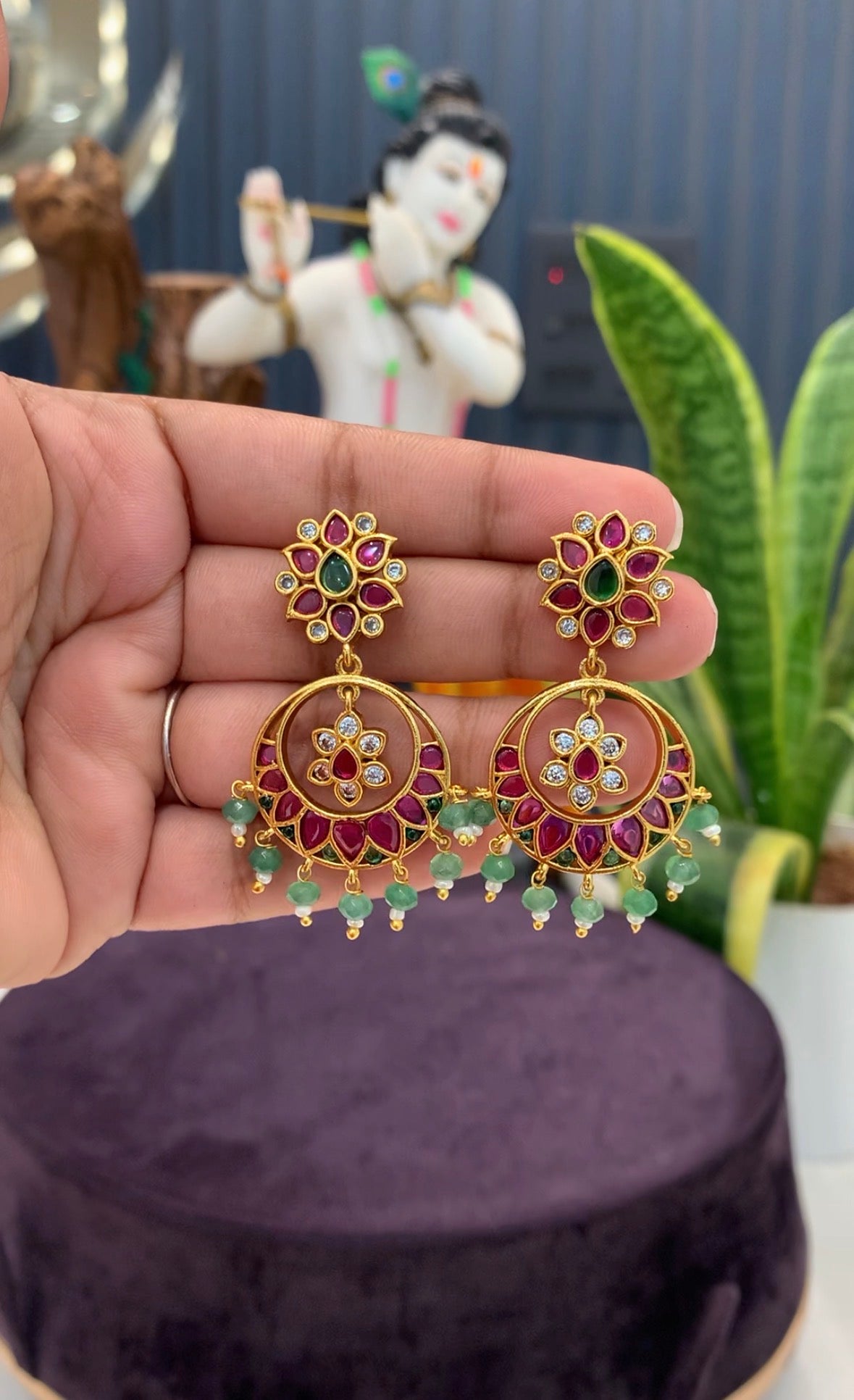 Beautiful Chandbali Earrings