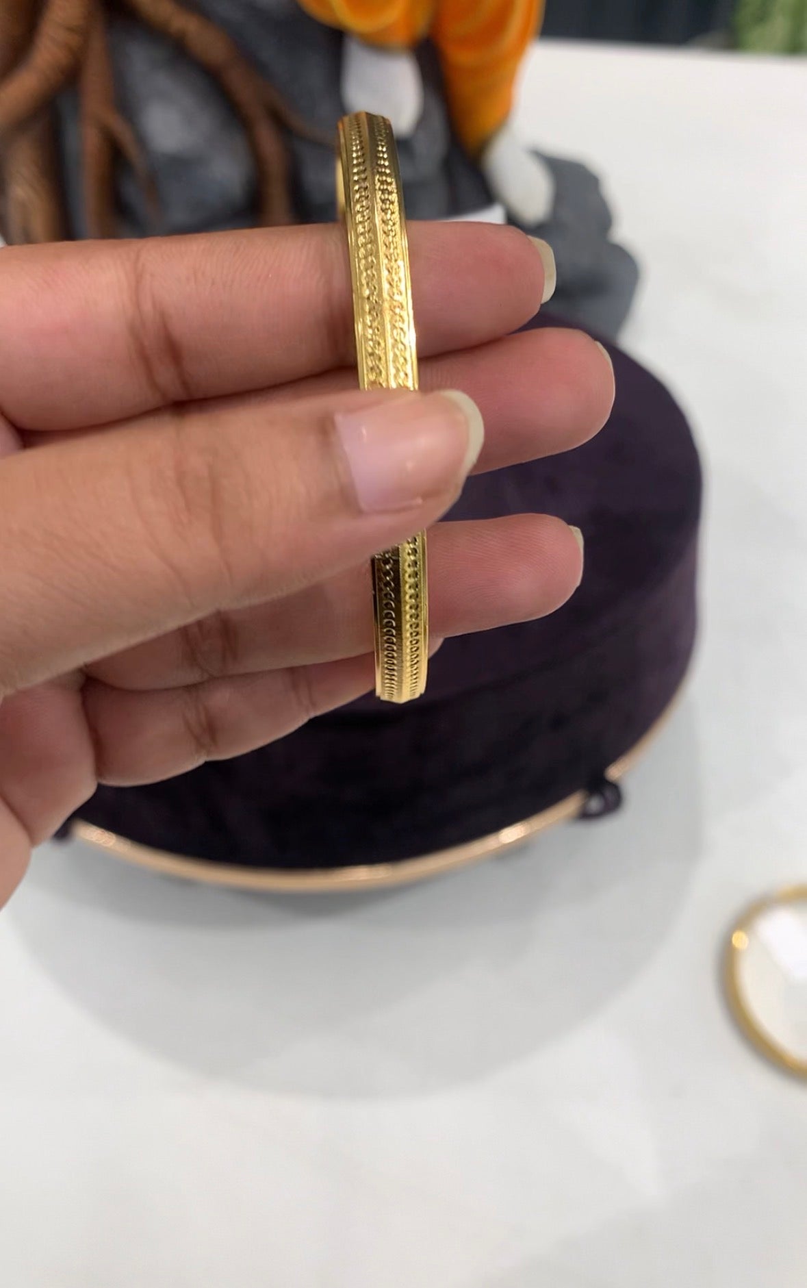 Beautiful microplated men’s kada(single)