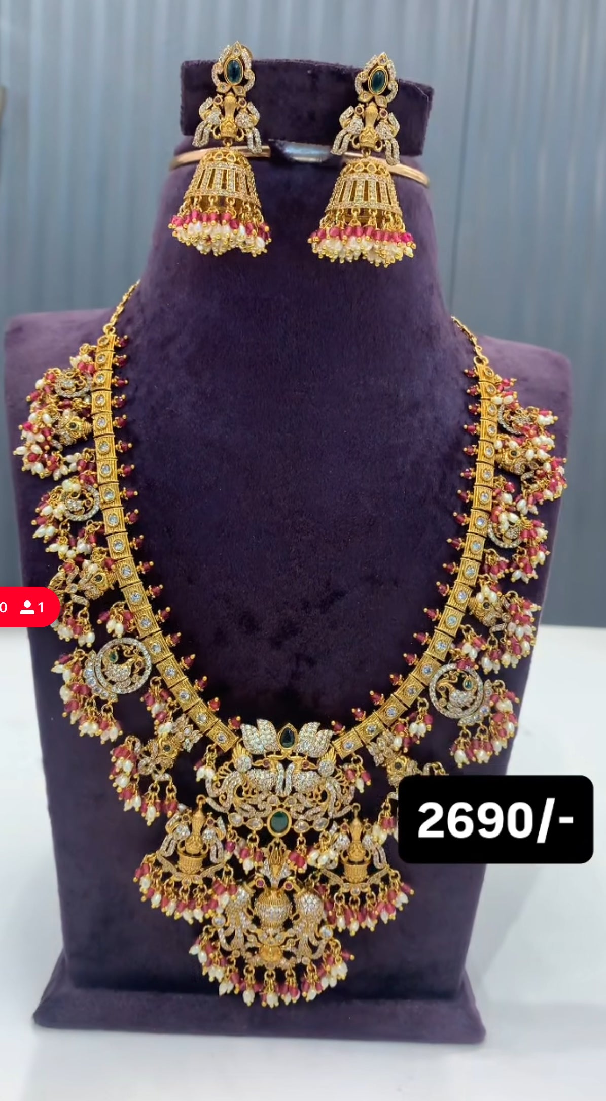Beautiful heavy gutthapusala mini haram
