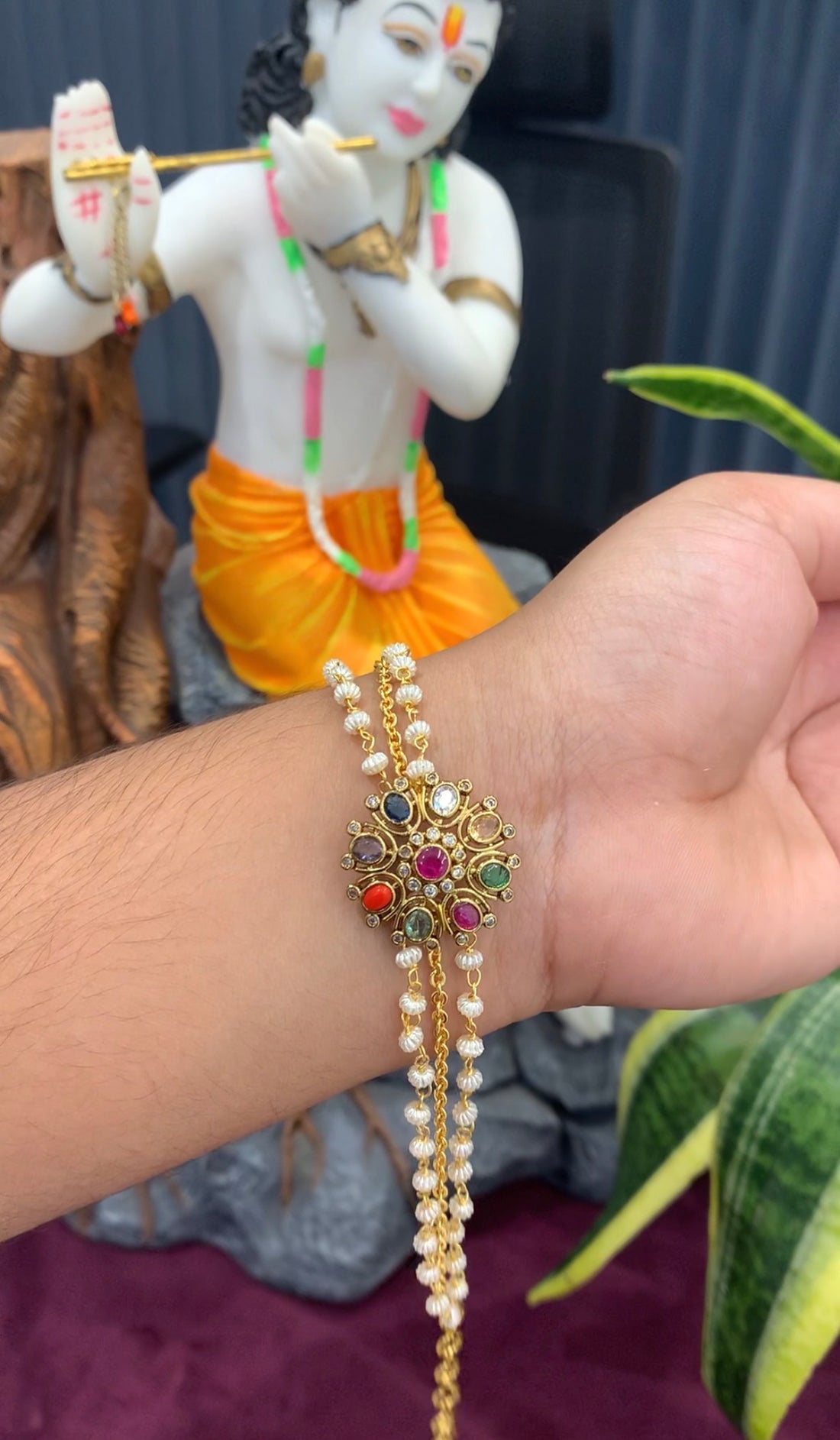 Beautiful customised handmade rakhi