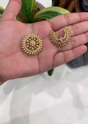 Beautiful sun moon hair accessories