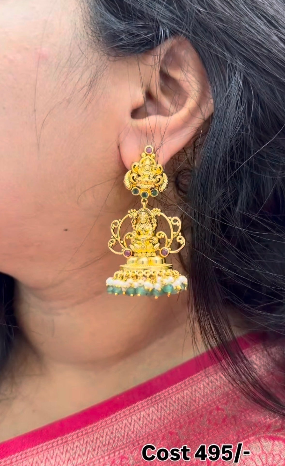 Beautiful customised earrings