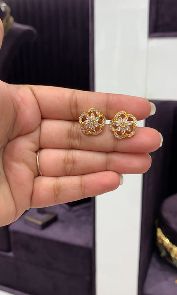 Beautiful studs with back screw