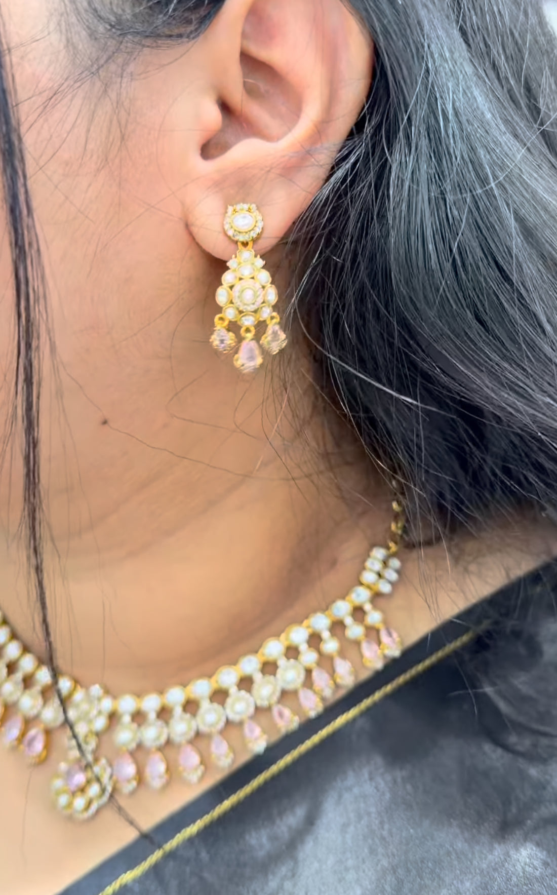 Beautiful stylish party wear neckset