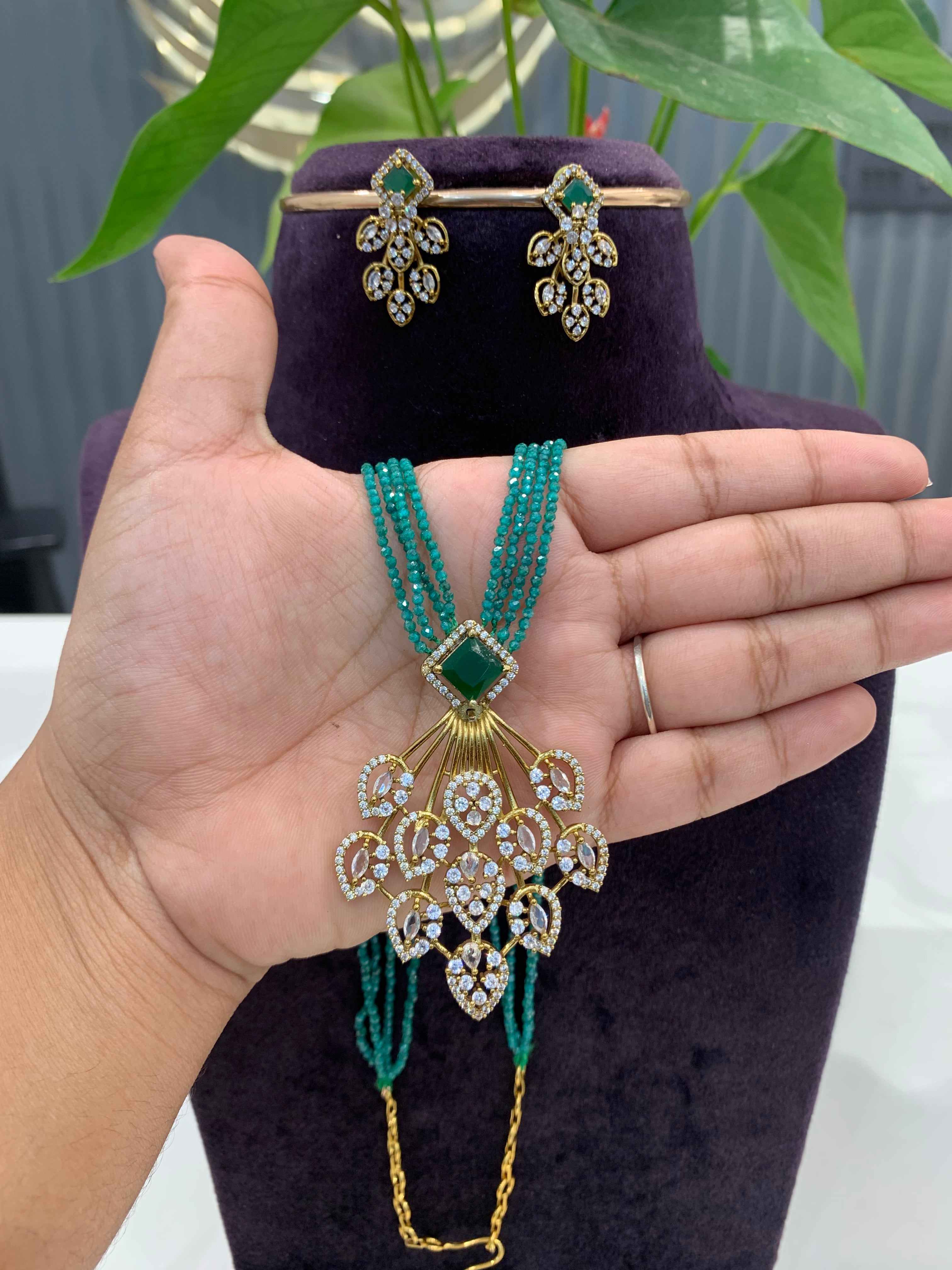 Beautiful premium CZ beads set