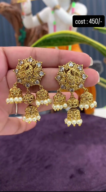 Beautiful customised earrings