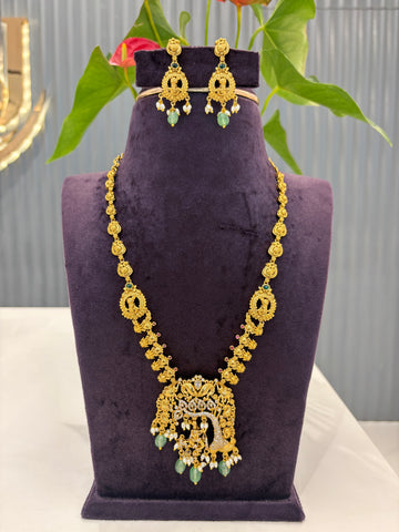Beautiful Nakshi Lord  Krishna Necklace