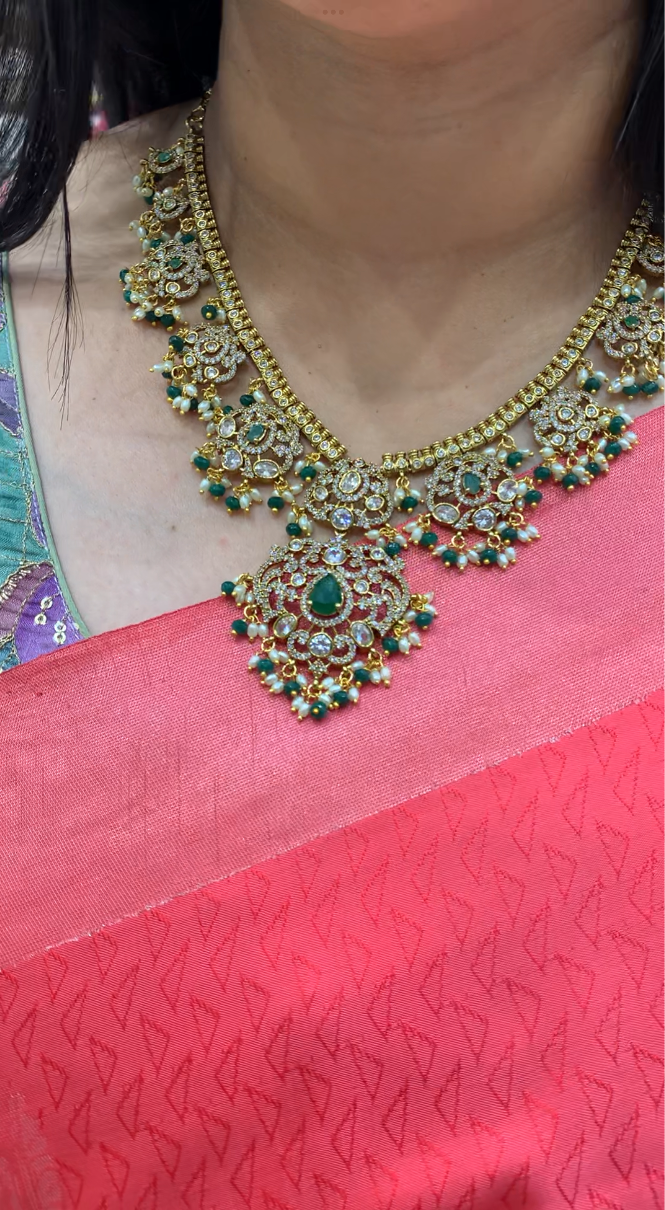 Beautiful guttapusala necklace