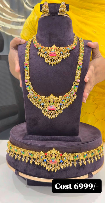 Beautiful meenakari combo set