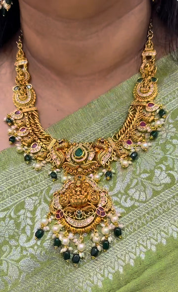 Beautiful customised nakshi necklace