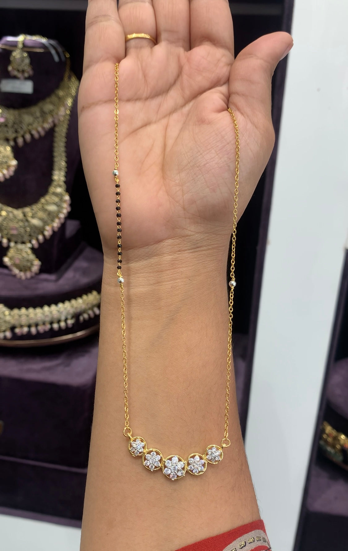 Beautiful Daimond Replica Blck beads