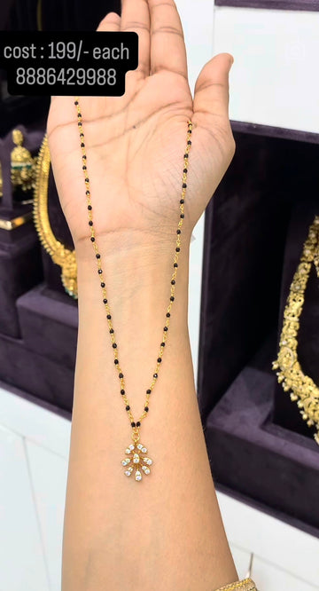 Because simple blackbeads 18inchs