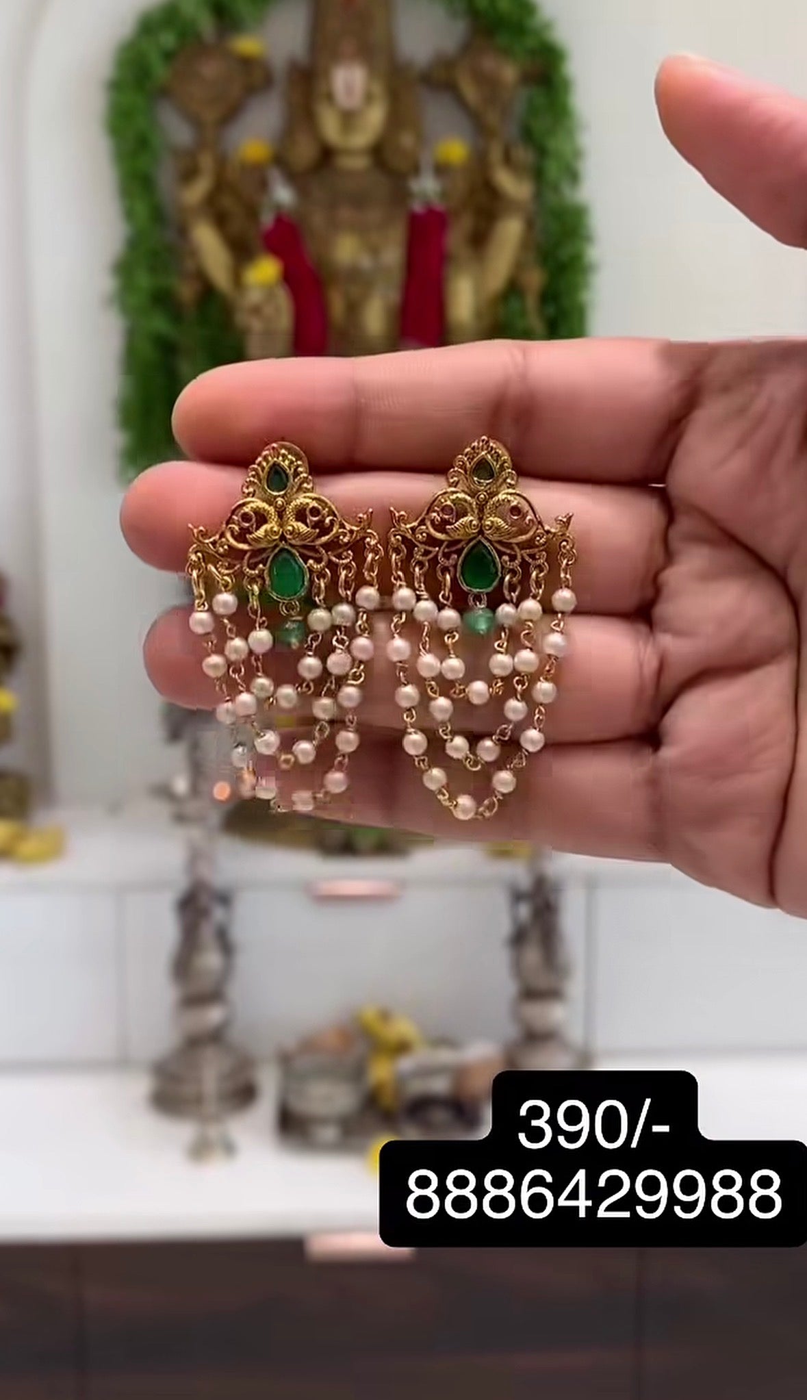 Beautiful customised chandbalis