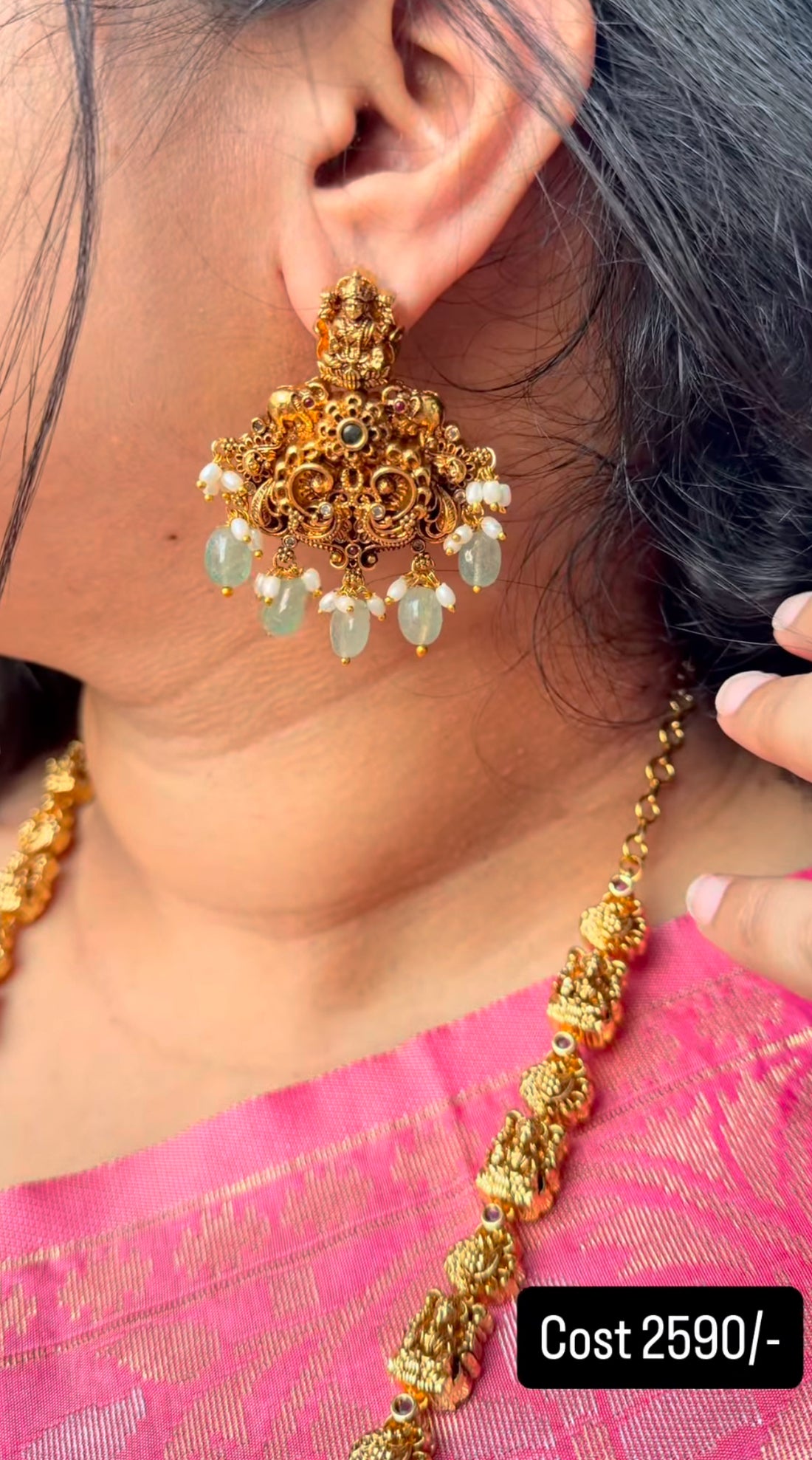 Beautiful Nakshi long necklace