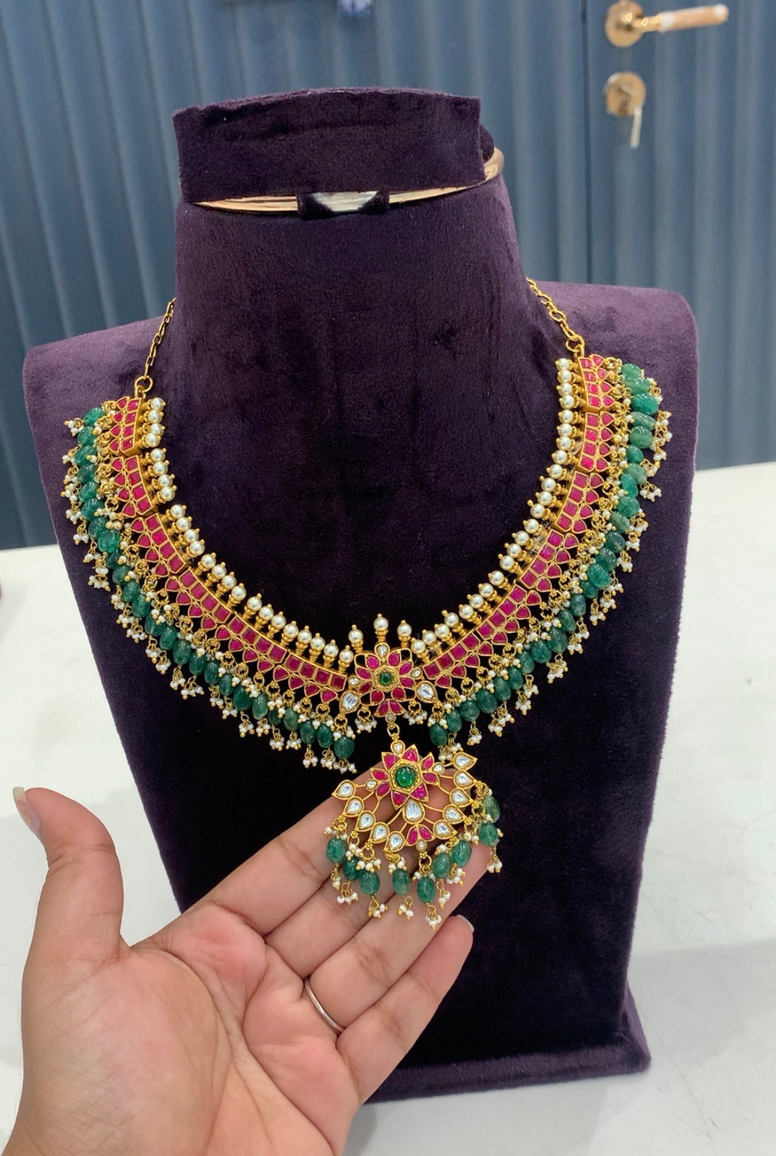 Beautiful Jadav Kundhan necklace